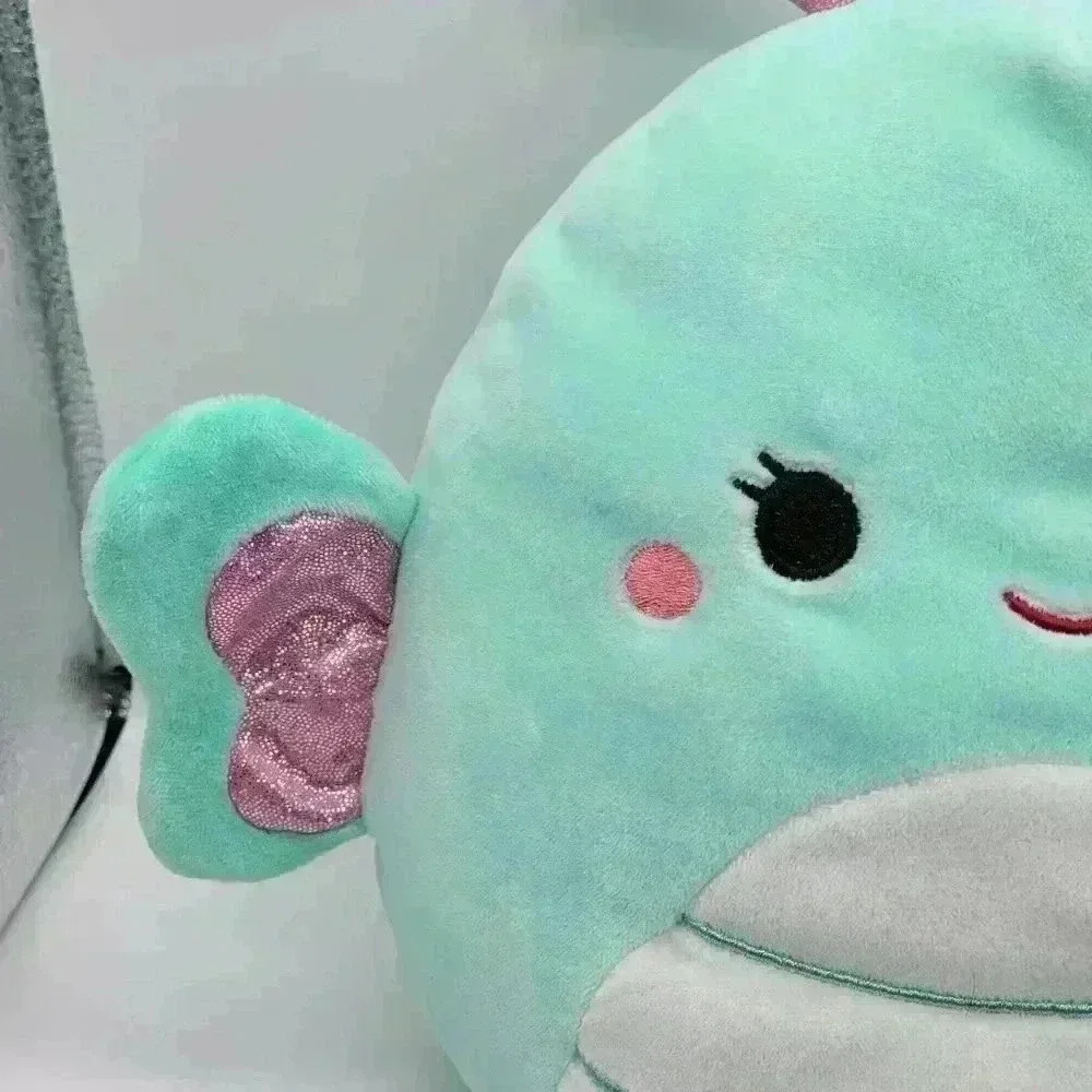 Adorable Squishmallows Reina Aqua Gree Butterfly Pluch 8" Animal Kellytoy - Picture 5 of 8
